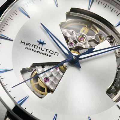 HAMILTON JAZZMASTER CADRAN BLEU  AUTOMATIQUE 40 MM