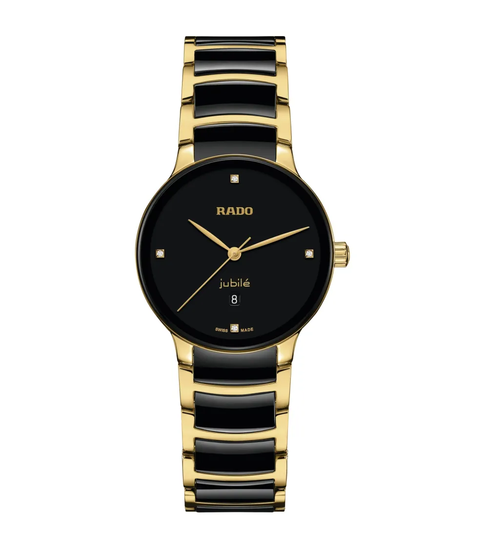 RADO CENTRIX DAME DIAMANTS DORÉ