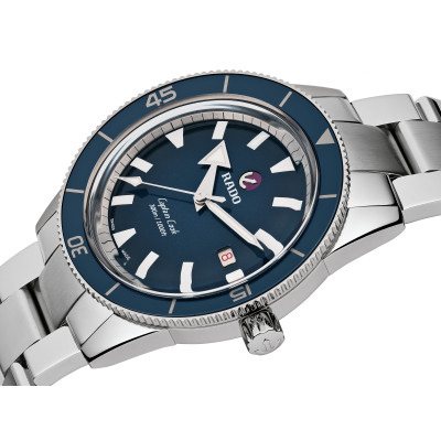 MONTRE RADO CAPTAIN COOK AUTOMATIQUE FOND BLEU