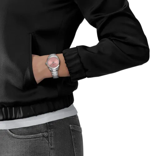 TISSOT T-CLASSIC PR100 QUARTZ CADRAN BLEU SOLEILLÉ BRACELET ACIER 34 MM