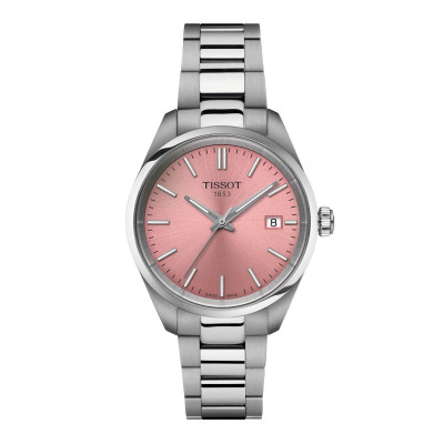 TISSOT T-CLASSIC PR100 QUARTZ CADRAN BLEU SOLEILLÉ BRACELET ACIER 34 MM