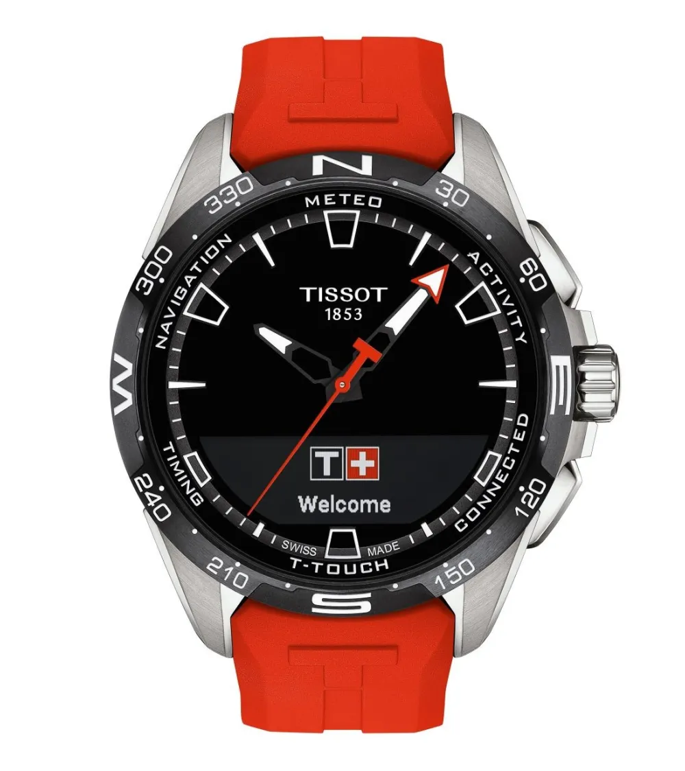 MONTRE TISSOT T-TOUCH CONNECT SOLAR ROUGE