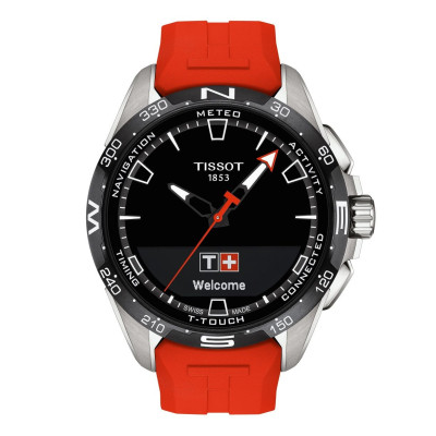MONTRE TISSOT T-TOUCH CONNECT SOLAR ROUGE