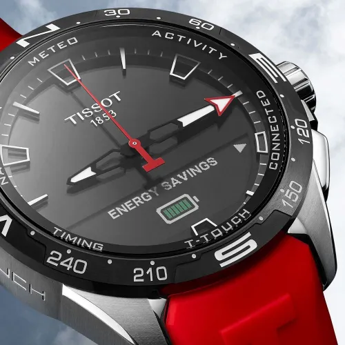 MONTRE TISSOT T-TOUCH CONNECT SOLAR ROUGE