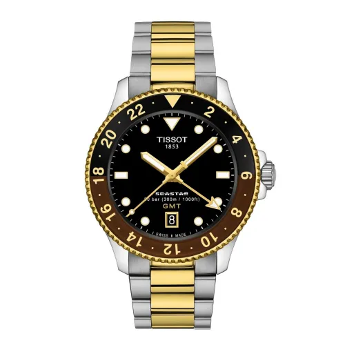 MONTRE TISSOT SEASTAR 1000 QUARTZ GMT BICOLORE 40MM