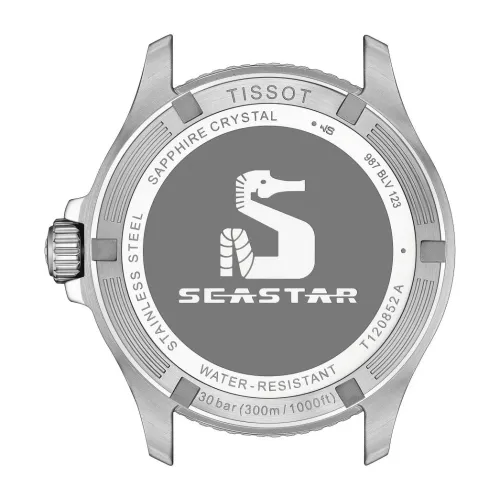 MONTRE TISSOT SEASTAR 1000 GMT QUARTZ CAOUTCHOUC NOIR 40MM