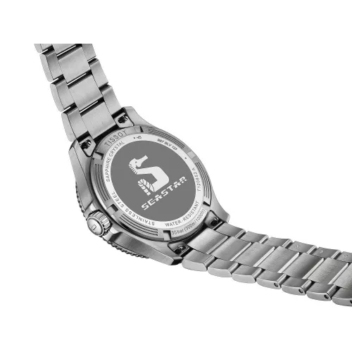 MONTRE TISSOT SEASTAR 1000 GMT QUARTZ LUNETTE VERTE ET NOIR 40MM