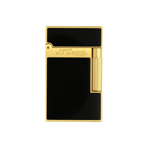 Briquet Dupont laque de chine noir ligne  2 rechargeable à gaz