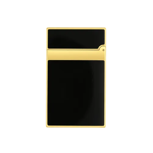 Briquet Dupont laque de chine noir ligne  2 rechargeable à gaz