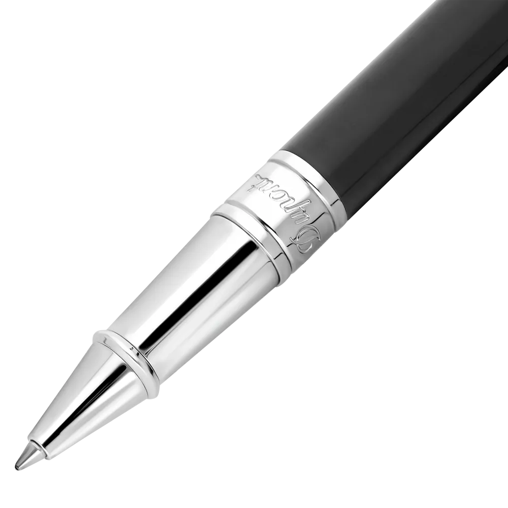 STYLO ST DUPONT D INITIAL ROLLER ARGENTÉ