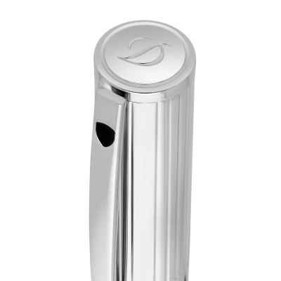 STYLO ST DUPONT D INITIAL ROLLER ARGENTÉ