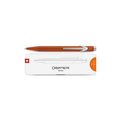 STYLO BILLE CARAN D'ACHE 849 COLORMAT-X ORANGE