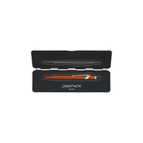 STYLO BILLE CARAN D'ACHE 849 COLORMAT-X ORANGE