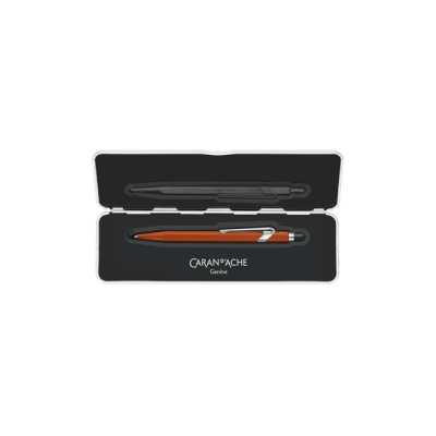 STYLO BILLE CARAN D'ACHE 849 COLORMAT-X ORANGE