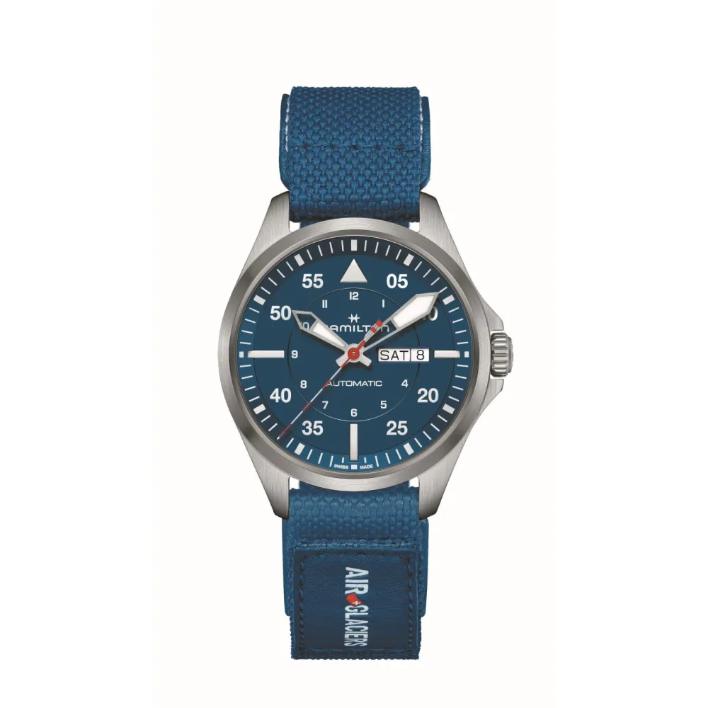 Montre Hamilton Khaki Aviation Pilot Day Date Auto - Air-Glaciers Edition
