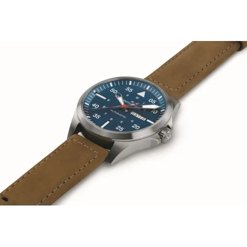 Montre Hamilton Khaki Aviation Pilot Day Date Auto - Air-Glaciers Edition