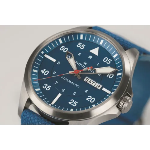 Montre Hamilton Khaki Aviation Pilot Day Date Auto - Air-Glaciers Edition