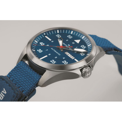 Montre Hamilton Khaki Aviation Pilot Day Date Auto - Air-Glaciers Edition