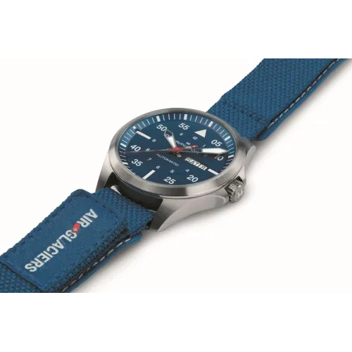 Montre Hamilton Khaki Aviation Pilot Day Date Auto - Air-Glaciers Edition