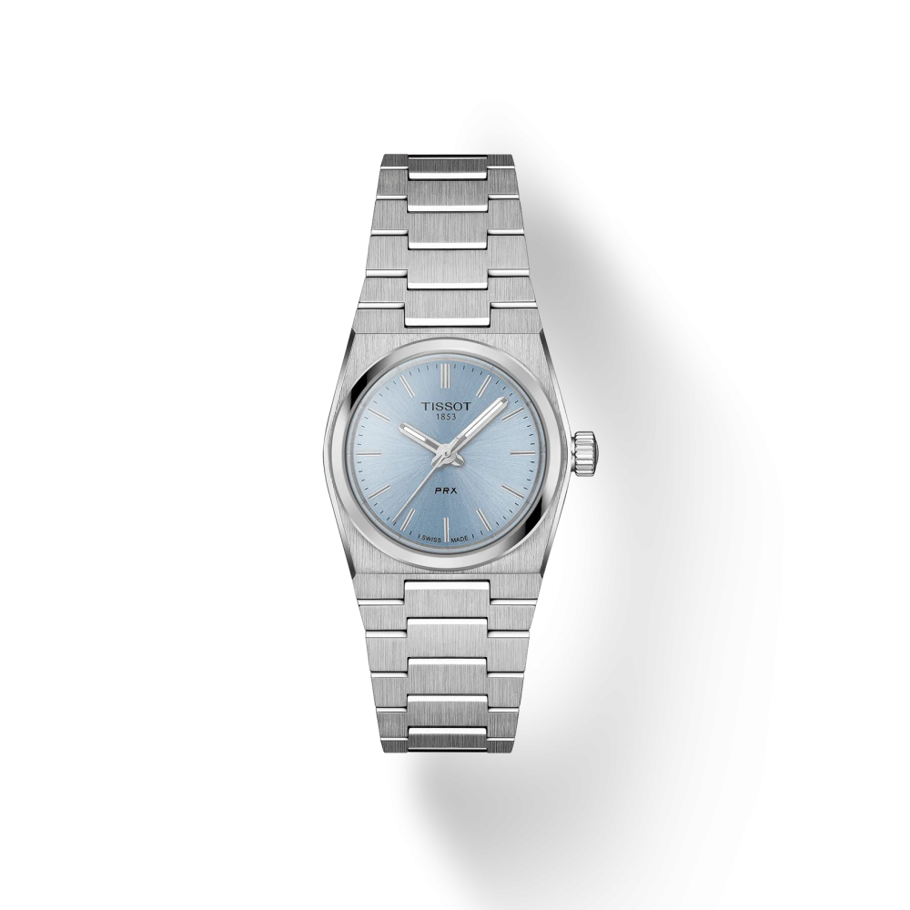 MONTRE TISSOT PRX 25MM CADRAN BLEU BRACELET ARGENT