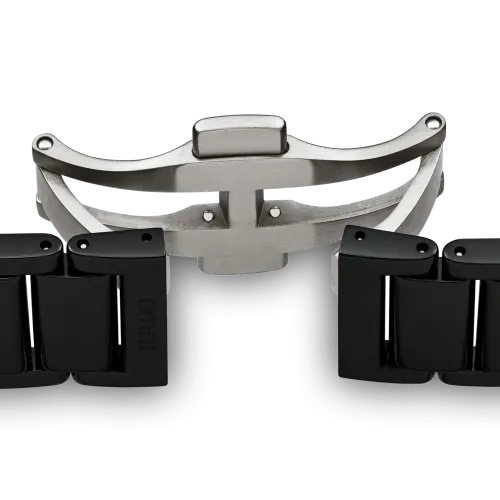 Vue complète de la montre Rado True Square Automatic Open Heart