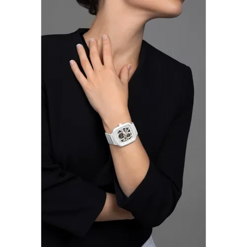 Photo montrant l'intégralité de la montre Montre Rado True Square Automatic Open Heart