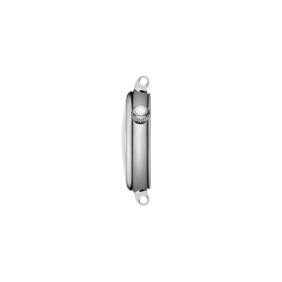 Vue Profil De La Montre Tissot Desir Cadran Nacre Bracelet Argent