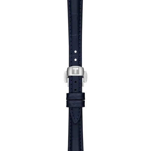 Photo montrant l'intégralité de la Montre Tissot Desir Cadran Bleu Et Bracelet Cuir Bleu