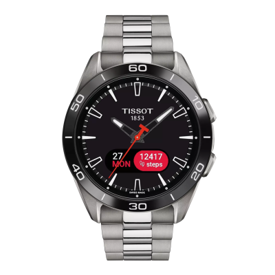 Photo montrant l'intégralité de la montre Montre Tissot T-Touch Connect Sport Bracelet Métal