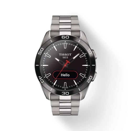Photo montrant l'intégralité de la montre Montre Tissot T-Touch Connect Sport Bracelet Métal