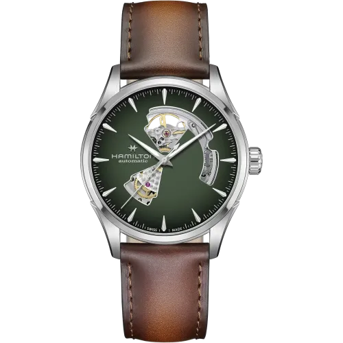 Photo montrant l'intégralité de la Montre Hamilton Jazzmaster Open Heart Auto 42mm