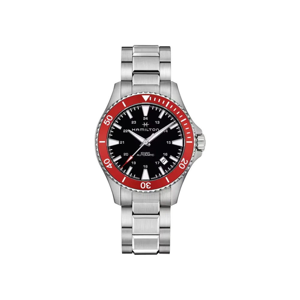 Photo montrant l'intégralité de la Montre Hamilton Khaki Navy Scuba Auto