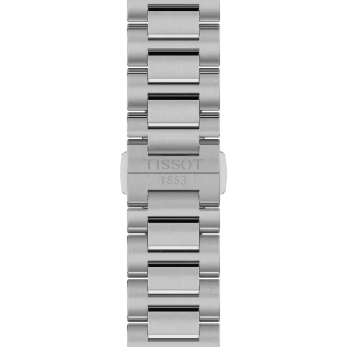 Photo montrant l'intégralité de la montre Tissot PRC 100 Solar Quartz 39mm cadran gris
