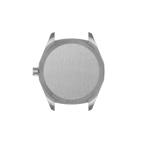 Photo montrant l'intégralité de la montre Tissot PRC 100 Solar Quartz 39mm cadran gris