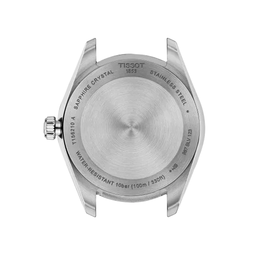 Photo montrant l'intégralité de la Montre Tissot Ballade 34 MM Cadran Bleu, Bracelet Bicolore Or Rose.