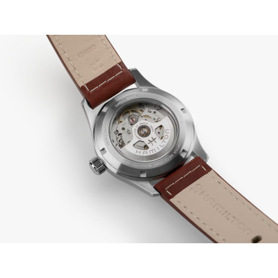 Vue de dos de la Montre Hamilton Khaki Field Auto 38 mm