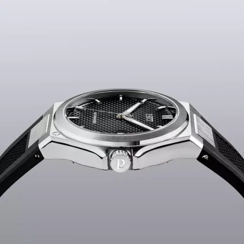 Photo montrant l'intégralité de la Montre 1977 ARSENE cadran noir 42.5 MM