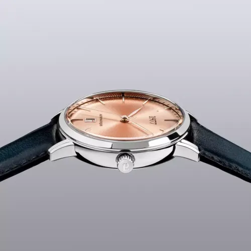 photo montrant l'intégralité de la montre Montre 1977 Edmond Cadran Saumon 40mm