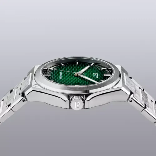 photo montrant l'intégralité de la Montre 1977 Arsène Cadran Vert 42,5 mm