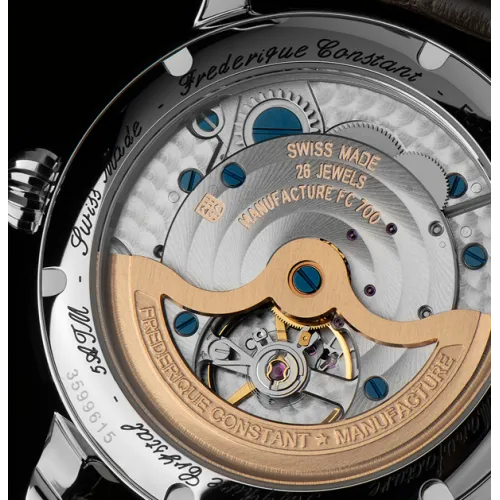 Photo montrant l'intégralité de la Montre Frédérique Constant Manufacture Classic Worldtimer 42 mm