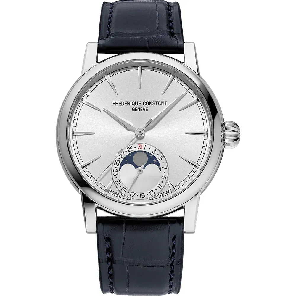 Photo montrant l'intégralité de la Montre Frédérique Constant Classic Moonphase Date 40 mm