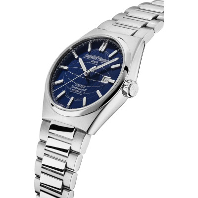 Vue profil de la montre Frédérique Constant Automatic COSC 41 MM.