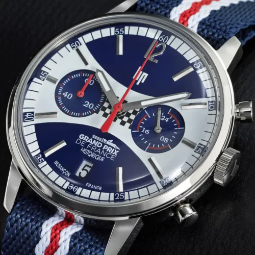 Photo montrant l'intégralité de la Montre LIP Rallye Méca Quartz GPFH 39 MM