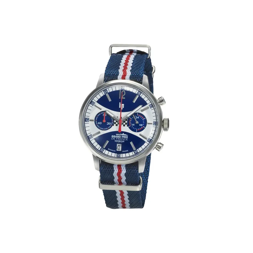 Photo montrant l'intégralité de la Montre LIP Rallye Méca Quartz GPFH 39 MM
