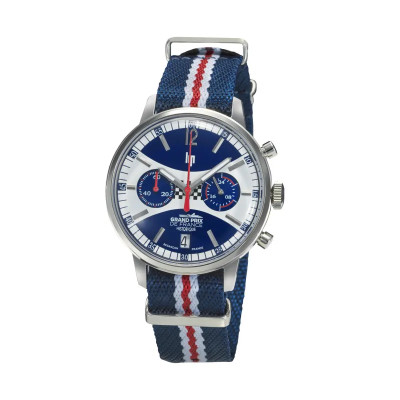 Photo montrant l'intégralité de la Montre LIP Rallye Méca Quartz GPFH 39 MM
