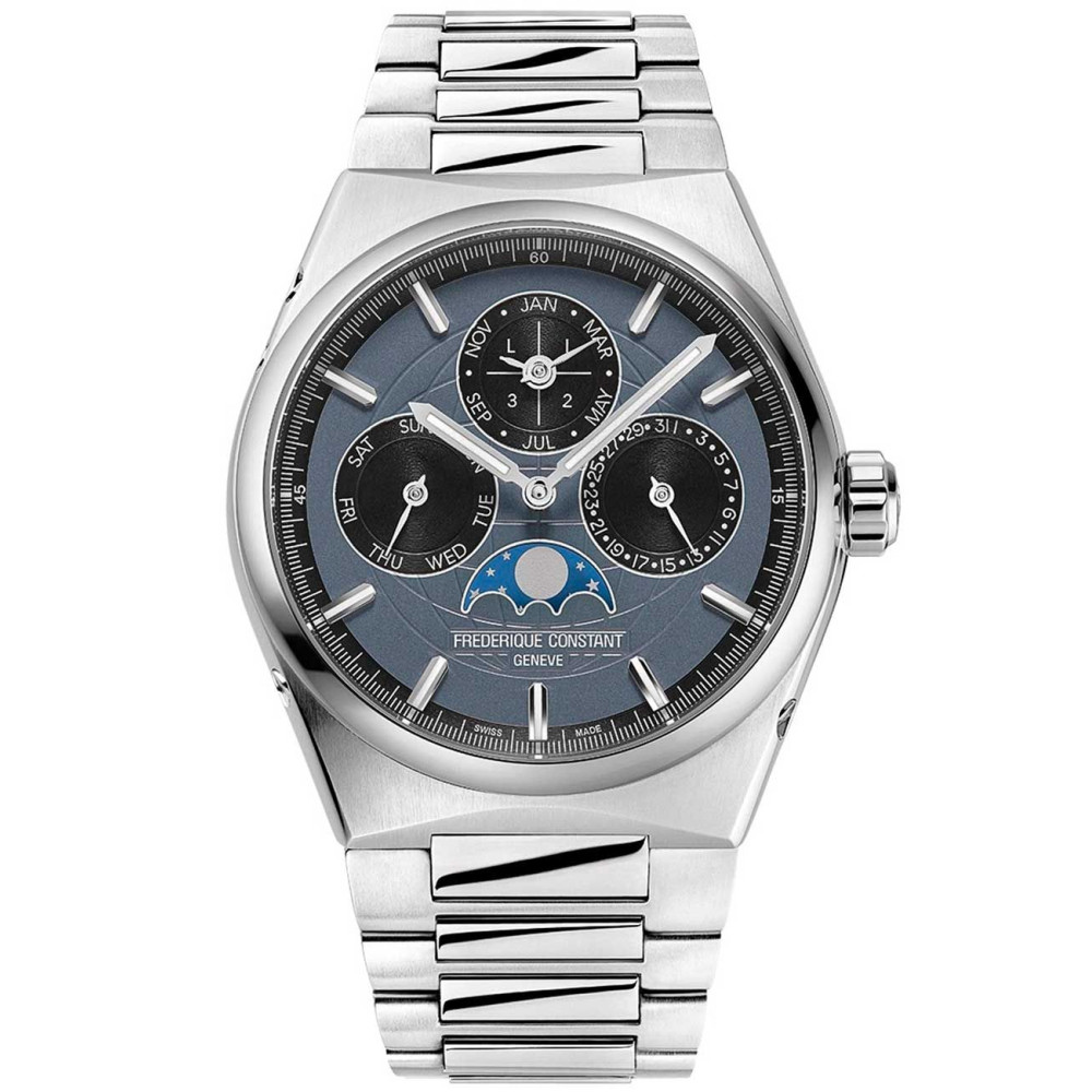 Vue complète de la Montre Frederique Constant Perpetual Calendar Manufacture 41 mm