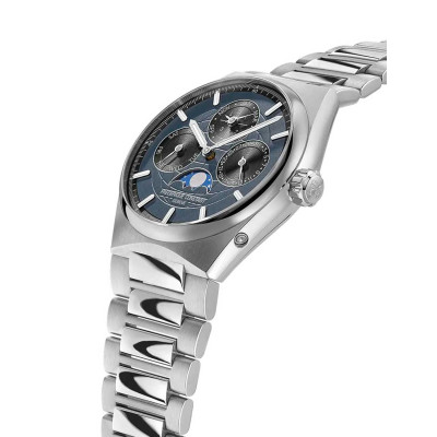 Vue profil de la montre Frederique Constant Perpetual Calendar Manufacture 41 mm