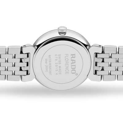 Vue de dos de la montre Montre Rado Florence Classic 4 Diamonds Dame
