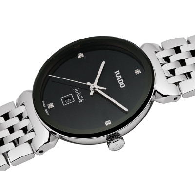 Zoom détaillé sur la montre Montre Rado Florence Classic 4 Diamonds Dame