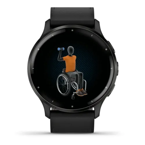 Garmin Vivoactive6 45mm cadran allumé